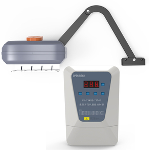 Ouvre-porte automatique de garage au design moderne et silencieux, bras courbé à 90 degrés, ferme-porte électrique, étanche pour extérieur - Product Image 1