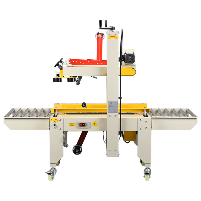 Advanced Industrial Fast Food Juice Commercial Box Tapping Packaging Automatic Sealing Machine Carton Sealers
