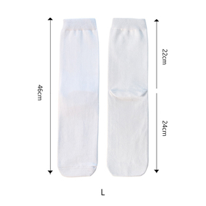 DIY Custom Sublimation Sport Sock Blanks Towel Style Flat Stitch Heat Transfer Socks Kids Adult Team Athletic Wear - Product Image 4