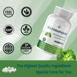 Haccp OEM ODM Sulforaphane Supplément à partir de pousses de brocoli Antioxydants Soutenir la santé immunitaire cellulaire Extrait de graines de brocoli - Product Image 4