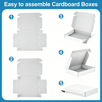 Boîte d'expédition en carton ondulé personnalisée et recyclable avec gaufrage et pelliculage mat, forme sur mesure pour chaussures, vêtements et crèmes pour le visage