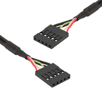 Usine interne 5 broches USB IDC carte mère en-tête femelle à femelle 18 pouces câble d'extension
