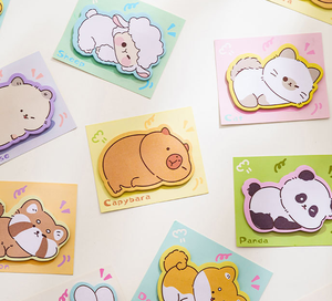 Nằm xuống động vật Sticky Notes-đáng yêu Pet-shaped <span class=keywords><strong>Memo</strong></span> Sheets, instagramizable văn phòng phẩm Bộ quà tặng - Product Image 6