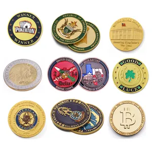 Coins Promotional Chinese Promotional Metal Round Custom Challenge Commemorative Gold Panda Coin