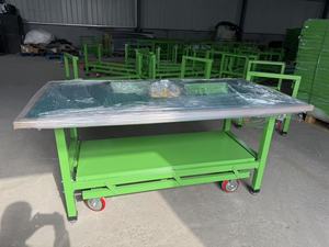 Banco da Lavoro Mobile Antistatico ESD OEM, Tavolo da Lavoro in Metallo Resistente con Ruote per Officine Elettriche - Product Image 4