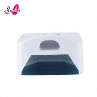 Sèche-ongles UV rechargeable 2-en-1 de qualité professionnelle pour usage domestique, avec écran numérique et perles LED multiples pour manucure d'un seul doigt ou de toute la main