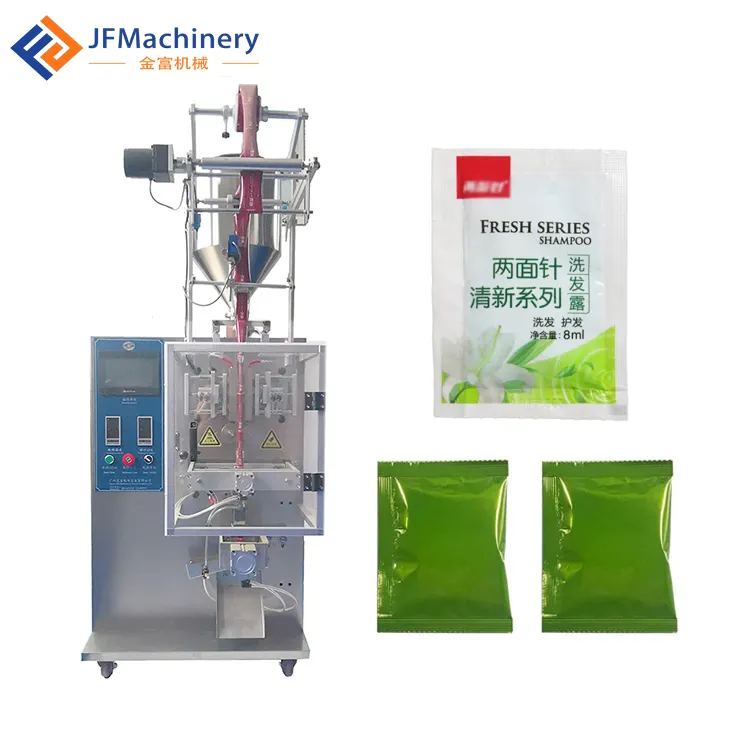 Automatic shampoo packing 10ml 20ml 50ml small sachet hair lotion packing machine