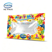 Sachet en feuille métallisée à trois soudures imprimé sur mesure pour snacks, biscuits, bonbons, chips, fruits secs, flocons d'avoine, noix et poudres