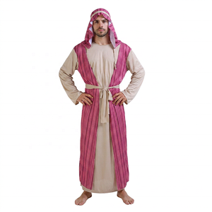 Disfraz <span class=keywords><strong>de</strong></span> Príncipe Árabe para Fiesta <span class=keywords><strong>de</strong></span> Disfraces <span class=keywords><strong>de</strong></span> Halloween, Conjunto <span class=keywords><strong>de</strong></span> Túnica, Disfraz <span class=keywords><strong>de</strong></span> Pastor del Medio Oriente - Product Image 2