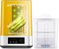 ANYCUBI 2-in-1 Wash Cure 3.0 Station Baru yang Ditingkatkan Otomatis PLA Ukuran 165x100x180mm Aplikasi Gigi Printer 3D untuk Mencetak Model