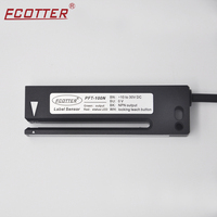 Sensor fotoeléctrico de detección de etiquetas no transparentes ECOTTER, interruptor de inducción, ojo eléctrico, máquina etiquetadora autoadhesiva