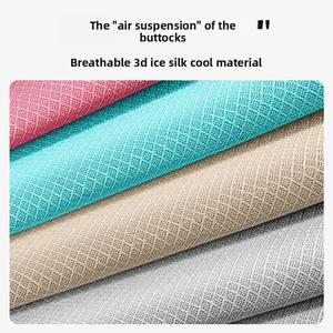 <span class=keywords><strong>Coussin</strong></span> de siège conducteur monobloc rehausseur de hauteur pour voiture, en mousse à mémoire de forme en fibre de polyester, antidérapant, pour l'été - Product Image 4