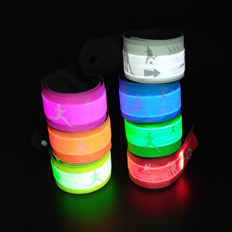 Светодиодная повязка на руку, светящаяся повязка, светодиодная подсветка, светоотражающая Волшебная повязка для прогулок и верховой езды