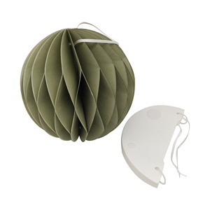 <b>Honeycomb</b> Christmas Ball Tree Ornaments 20cm Art <b>Paper</b> Offset Printed Unique Stylish <b>Decorative</b> Piece Taiwan CE-2P111 - Product Image 2