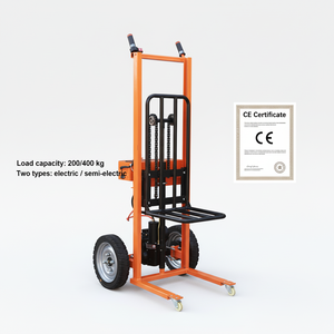 गोदाम के लिए 200 किलो/400 किलो/किलोग्राम इलेक्ट्रिक हैंड ट्रक-मोटर, कुशल माल परिवहन के साथ भारी शुल्क बैटरी चालित ट्रॉली - Product Image 1