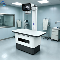 Appareil de radiographie vétérinaire portable médical, système DR, machine à rayons X haute fréquence 32 kW pour diagnostic en clinique et hôpital