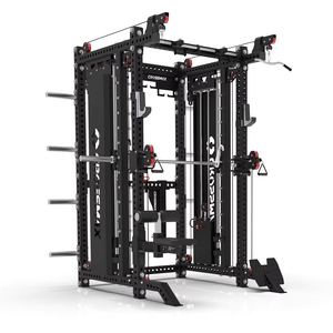 <span class=keywords><strong>Crossmax</strong></span> All in One Trainer Cable Crossover Machine para Home Gym Smith Machine Dual System - Product Image 2