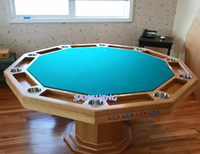 Personnalisation de la table de poker de luxe avec table montante et descendante disponible pour les jeux de société multiples