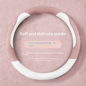 Nouvelle Housse de <span class=keywords><strong>Volant</strong></span> de Voiture en Daim 38cm 2026, Motif Dessin Animé, Universelle Toutes Saisons, pour Femmes - Product Image 5