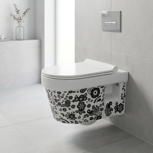 Suspension murale en céramique, 10 pièces, Style européen, suspension murale, WC, salle de bain combinée, produit toilette, à bas prix, expédition, qualité - Product Image 4