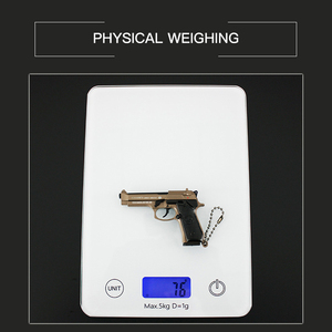 Vente en gros de PUBG M92 personnalisé mini métal 3d vrais modèles de pistolet jouets porte-clés 2023 2024 hot kids mini holster jouets modèles porte-clés - Product Image 6