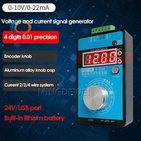 Handheld 0-5V-10V 0-20MA/4-20MA Signal Generator Adjustable Current Voltage Analog Signal Sources Output 24V