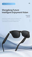 Lunettes intelligentes VALDUS, semi-ouvertes, avec traduction multilingue en temps réel, charge magnétique, étanches IPX-4, vidéo 4K