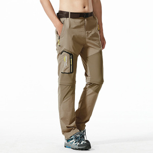 Pantaloni sportivi personalizzati ad asciugatura rapida pantaloni <span class=keywords><strong>da</strong></span> <span class=keywords><strong>Trekking</strong></span> all'aperto <span class=keywords><strong>pantaloncini</strong></span> Cargo impermeabili leggeri con tasche con cerniera - Product Image 3