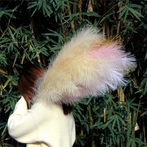 Bouquet d'herbe de pampa moelleux élégant en plastique <span class=keywords><strong>fausse</strong></span> herbe pour la décoration de la maison et de l'événement - Product Image 6
