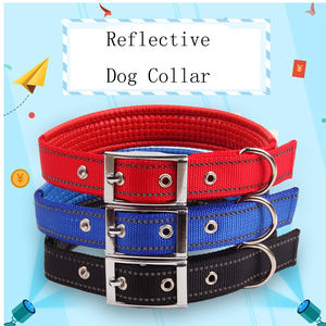 Hot <span class=keywords><strong>Selling</strong></span> verstellbare reflektierende Haustier halsband Hunde zubehör für Haustier - Product Image 5