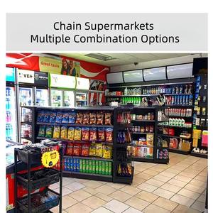 Estantes <span class=keywords><strong>de</strong></span> Góndola Blancos Personalizables en Varios Tamaños <span class=keywords><strong>para</strong></span> Exhibición en Minimercados y Tiendas Pequeñas - Product Image 5