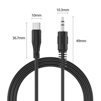 Cable de Audio Tipo C a 3.5mm con Chip DAC Moldeado por Inyección para Teléfonos Android