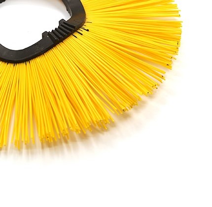Plastic Road Sweeping Brush Environmentally Friendly For Bobcat Machine