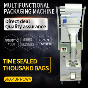 Automatische Gewürz granulat geröstete vertikale Verpackungs maschine Erdnuss schale Mini Mais Fräsmaschine Mehl und Verpackung - Product Image 3