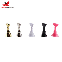 Support magnétique professionnel en acrylique solide et portable pour présentation de vernis à ongles, outil d'entraînement et support pour embouts d'ongles