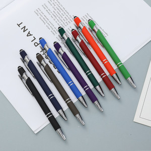Lüks Metal Ballpen özel Logo plastik sevimli toptan kişiselleştirilmiş promosyon yazı ofis okul Premium tükenmez kalem - Product Image 2