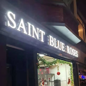 Custom Led luce di superficie con lettere frontali in acciaio inossidabile 3d segno di segno in alluminio segno di tabaccheria - Product Image 1