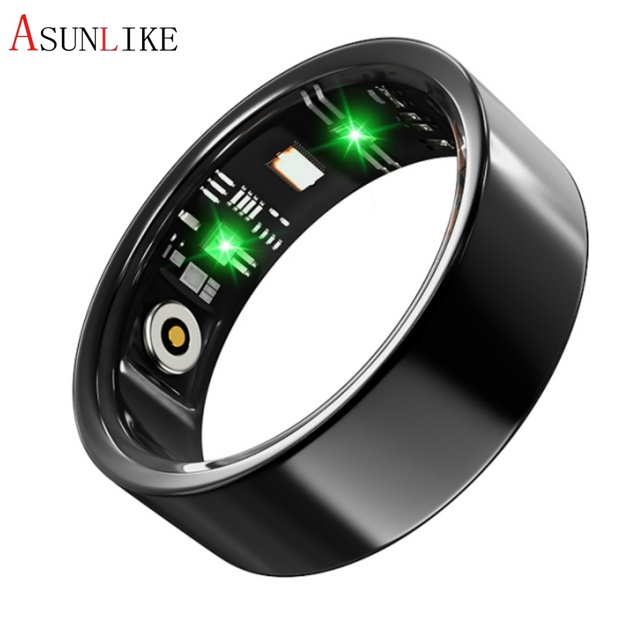 V1 2026 New Men's Smart Ring IP68 Waterproof Calorie Fitness Tracker Health Heart Rate Sleep Monitoring Multiple Sport Modes