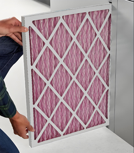 新しい高効率合成繊維折りたたみ前フィルターG3/G4 99.995% 効率HVAC産業用空気ろ過耐久性 - Product Image 1