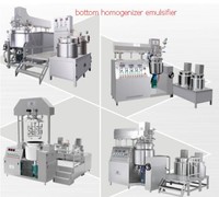Mélangeur chimique 100L en acier inoxydable à cisaillement élevé pour l'industrie cosmétique, parfumerie et chimique