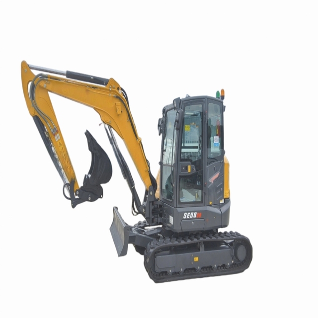 Professional SE58SR Compact Crawler Excavator for Residential Construction Trenching Landscaping and Excavation Work