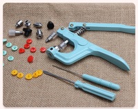Kit de fixation à pression manuelle avec boutons-pression en métal et résine œillets pour machine à œillets, bouton sans couture