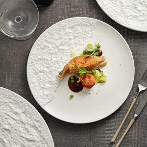 <span class=keywords><strong>Platos</strong></span> de Cena Blancos de Diseño Moderno, <span class=keywords><strong>Platos</strong></span> de Cerámica para <span class=keywords><strong>Platos</strong></span> Fríos, Pasta, Postre, Ensalada, Filete, Bandeja de Servicio para Restaurante - Product Image 6