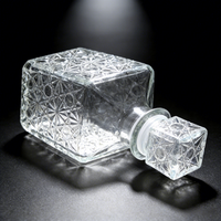 Carafe à whisky et tequila en verre cristal, forme élégante et créative, avec bouchon de vin hermétique – Approvisionnement direct usine