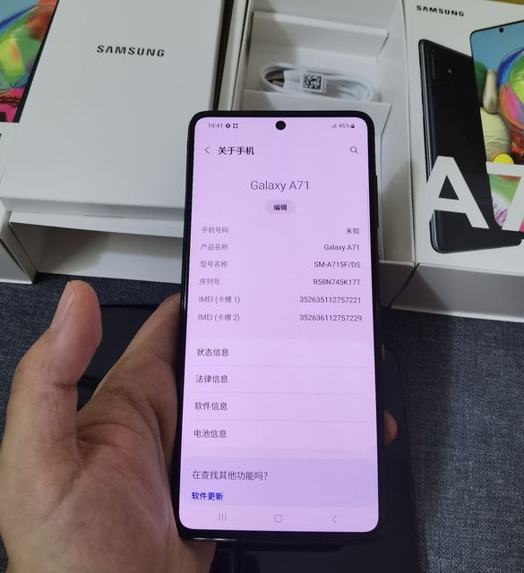 Wholesale A71 5G Smartphone Android Unlocked Cellphone Original A10 A20 A12 A50 A70 USA Version Mobile Phones