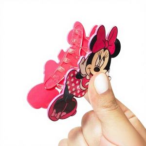 MUESTRA RETAIL H.E.R. Accesorios Premium, Pinza de Pelo Grande con Diseño de Mariposa y Personaje de Minnie, Linda para Niñas - Product Image 1