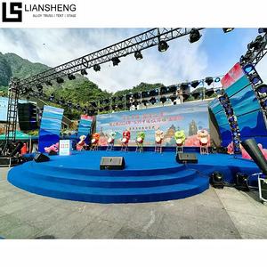 <span class=keywords><strong>Precio</strong></span> barato, estructura de sonido cuadrada, altavoz de <span class=keywords><strong>techo</strong></span> ligero, telón de fondo de escenario, sistema de armazón de iluminación de aluminio - Product Image 6