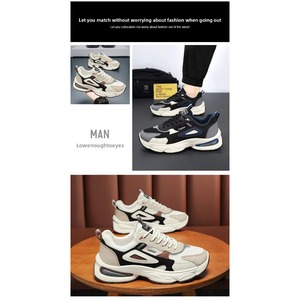 Zapatos Deportivos y de Ocio para Hombre, con Amortiguación de Aire, Estilo Otoñal, Malla Transpirable, Suela Suave, para Correr, Elegantes - Product Image 3