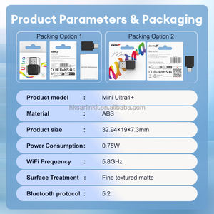 Adaptador Carlinkit Mini Ultra 2Air con pantalla dividida, USB tipo C, CarPlay inalámbrico y Android Auto AI Box para Spotify. - Product Image 4
