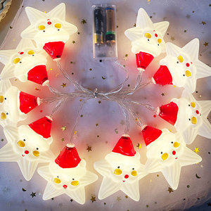 Xmas <b>LED</b> Star Christmas String <b>Lights</b> Waterproof Dark Green Copper <b>Wire</b> Fairy <b>Lights</b> for Outdoor Christmas Decorations - Product Image 2